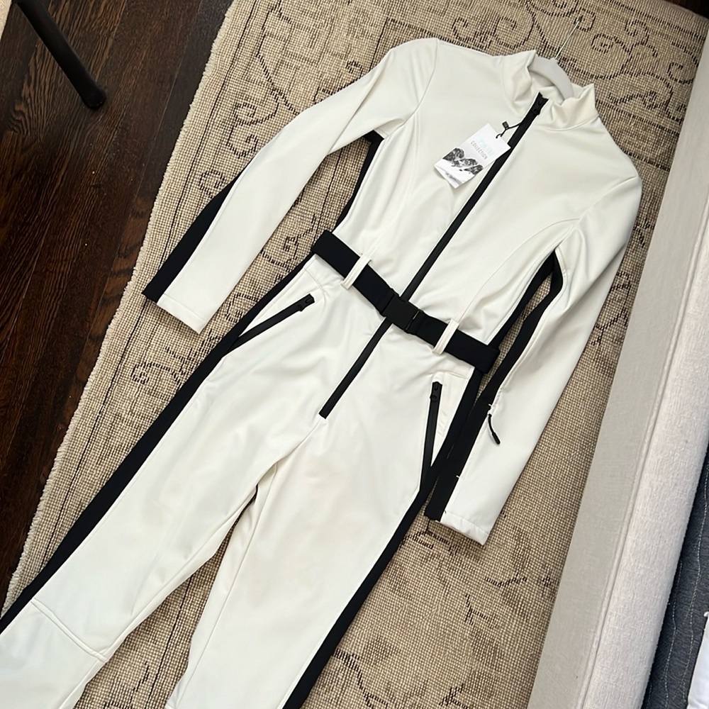 ZARA White Ski Suit (Size Small)